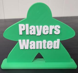 Players Wanted Sign