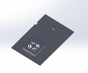 Capot carte mère fan ender3 