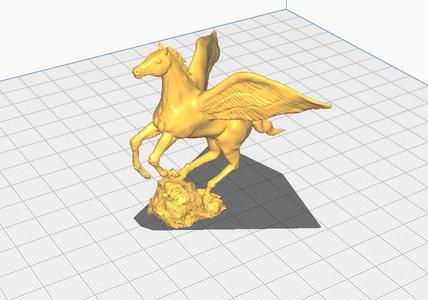 Pegasus on stone