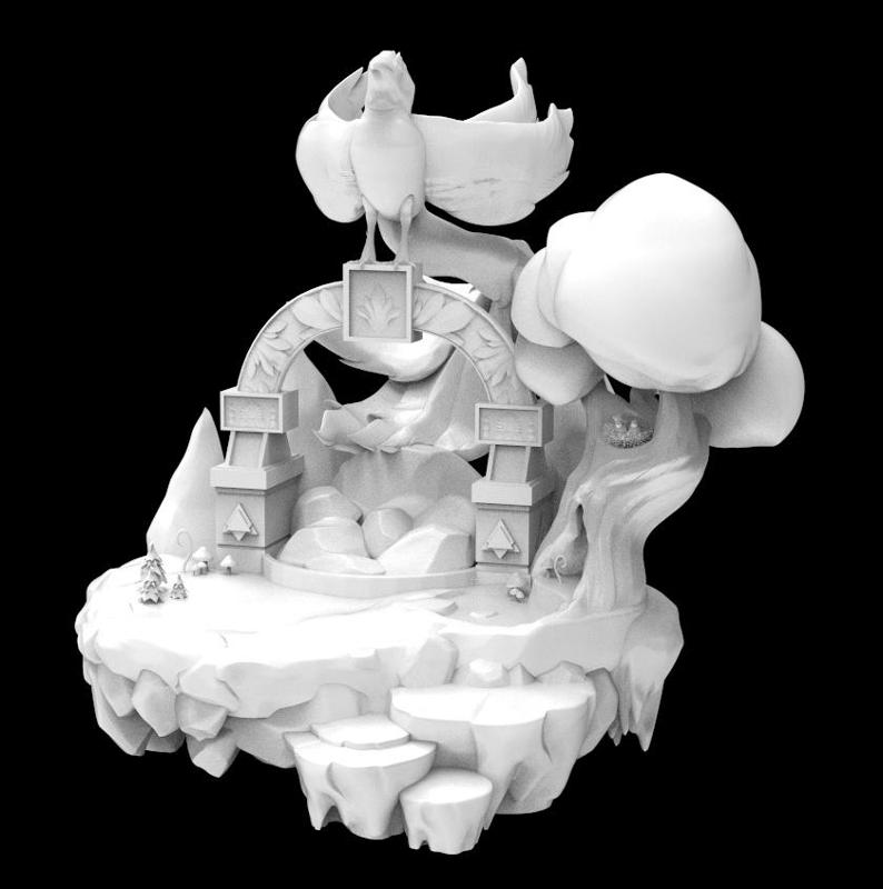 B07 Float Island :: Possibly Cool Dice Tower