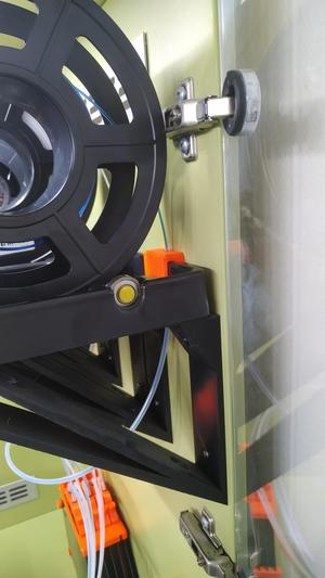 PTEF holder for MMU3-VAC-vertical