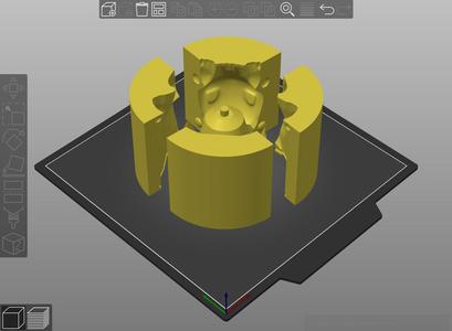 Molde de maceta Bullbasaur