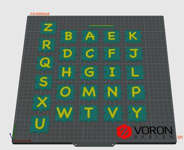 Alphabet Puzzle Customizable/Generator