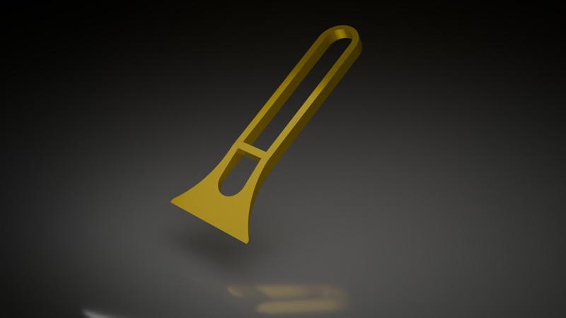 Mini bed scraper  || Gold Edition