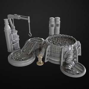 Corpse starch processing plant