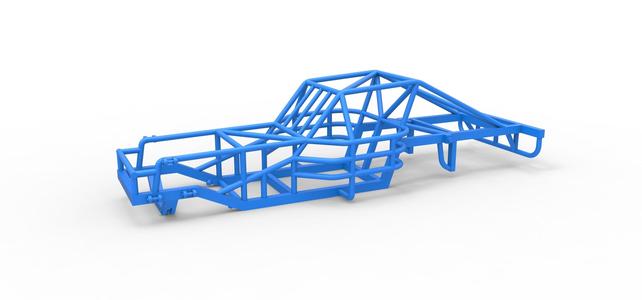 Diecast Frame of Outlaw Figure 8 Modified stock car Scale 1:25