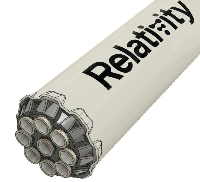 Terran 1 Relativity Space Model Rocket (with SVG decals)