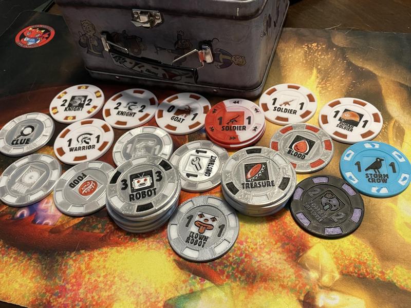MTG Poker Chip Style Tokens