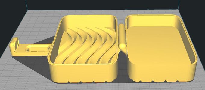 Soap Traveling Box With A Smooth Inside