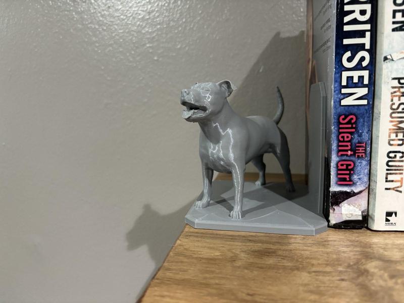 Staffordshire Bull Terrier Bookend set