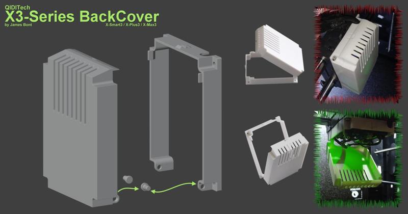 Qidi X3-Serie BackCover