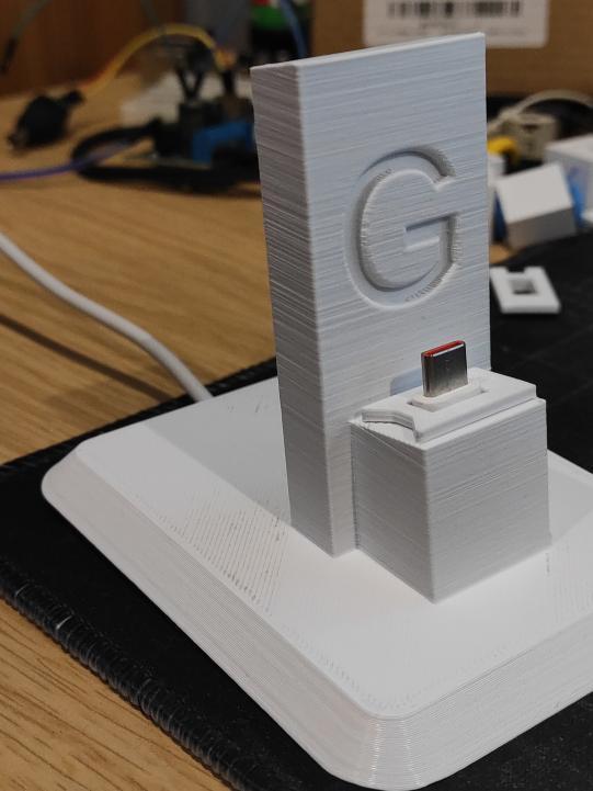 Universal Phone Stand / Holder - Designed for USB-C (Cable differences may require tweaks)