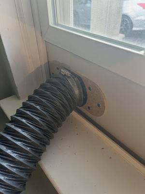 Window Vent Exhaust Hose For Laser Etcher