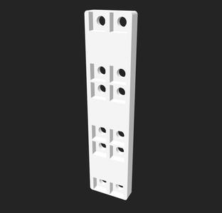 Half-width rack joiner plates