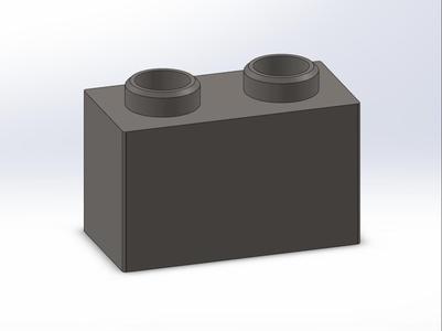 1x2 brick