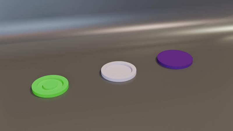 1, 2, 0.50 euros coin for (your own) gumball machine