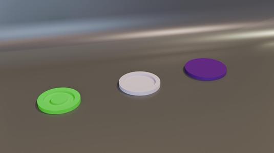 1, 2, 0.50 euros coin for (your own) gumball machine