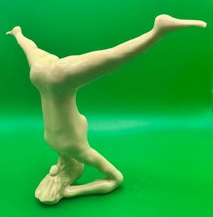 Woman Headstand Figure