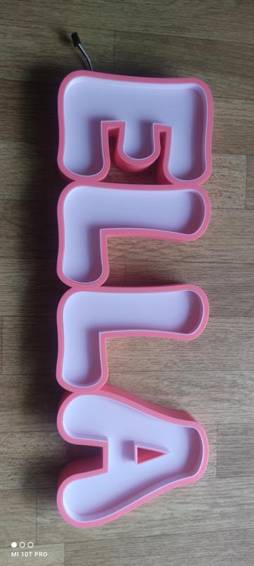 Namenslampe Ella, LED