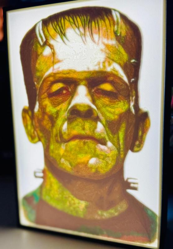 Frankenstein's Monster - Illuminated Wall Art