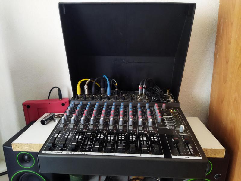 Cover for xmix 1402 USB sound mixer