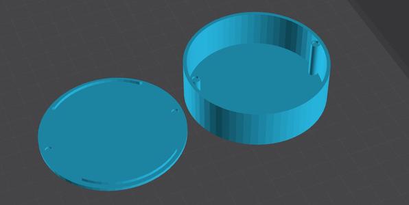 Round magnetic Enclosure