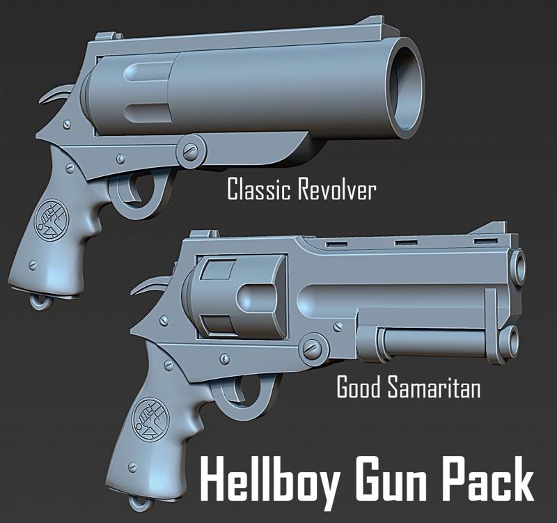 Hellboy - Good Samaritan and Classic Revolver (FREE)