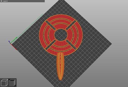 Shooting Target Stencil