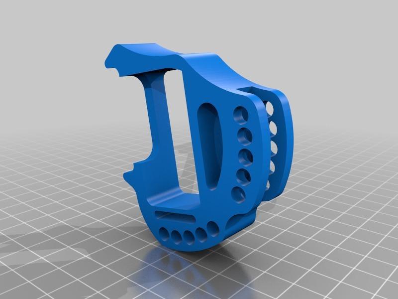 FridayFPV Yeti 5.6.7 Gopro Hero mount - lite version (10-50deg) 