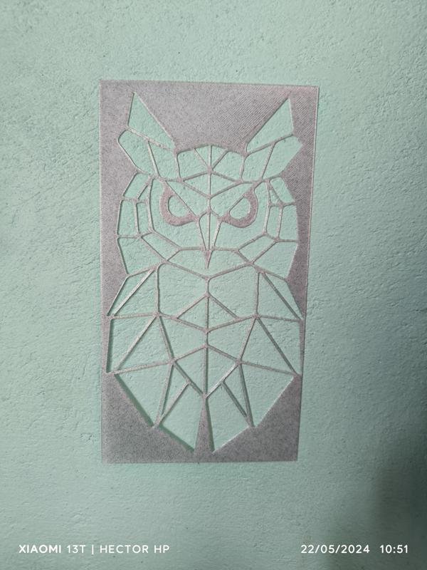 Geometry Owl Template