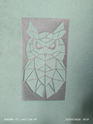 Geometry Owl Template