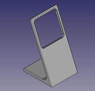 Holder for custom quartz clock