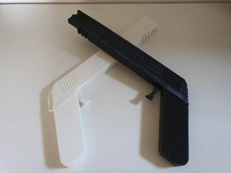 Rubber band gun - elastic gun - toy