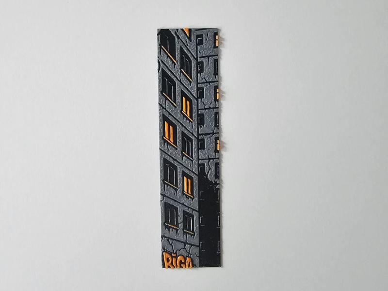 Riga Bookmark HueForge
