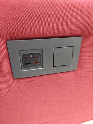 Baseus 65W USB-c charger mount for Niko blank faceplate