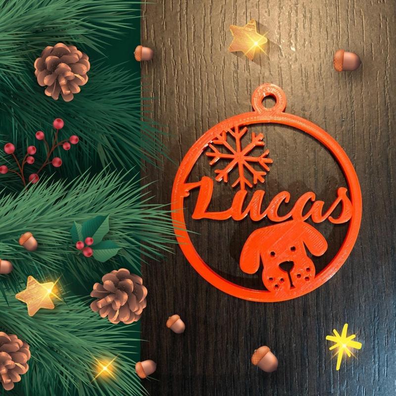 Dog Style Christmas Balls