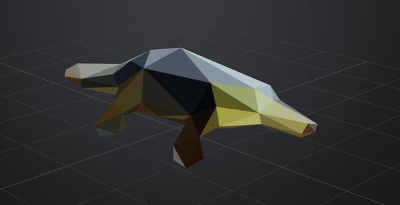 Low Poly Platypus