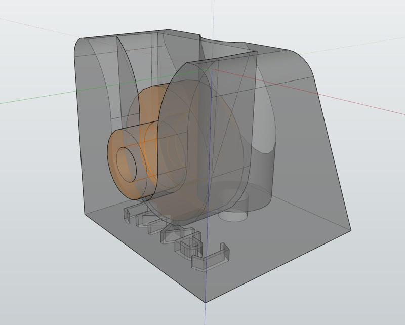 Simple rugged edge wall mount