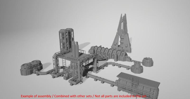 5070 Industrial Complex Addon furnace + accessoris