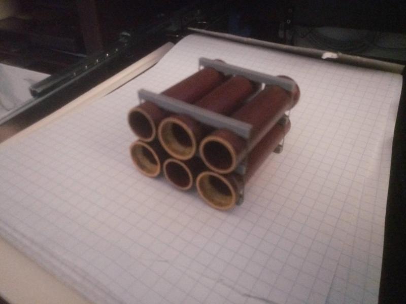 Náklad   roury kamenina pro modely 1:43