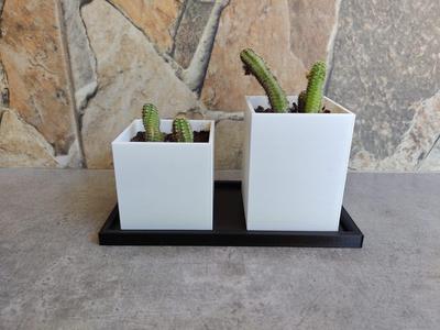 pot bucket with tray