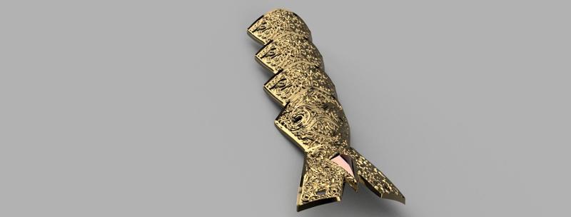 The legend of Zelda - Ocarina of time - Golden Gauntlets - 3D Model
