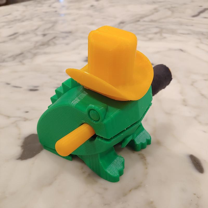 Now With Hats! - Frog Guiro - Instrument