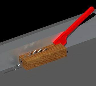 Save your fingers and your hand by using the sawmachine. Take also a look to my other files and plce like them.