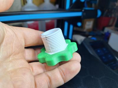 Handle/Knob for pvc fitting