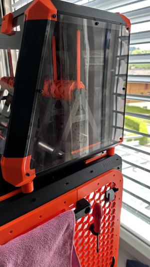 Minimalistic Holder for (un)original Prusa DryBox on the Prusa Enclosure