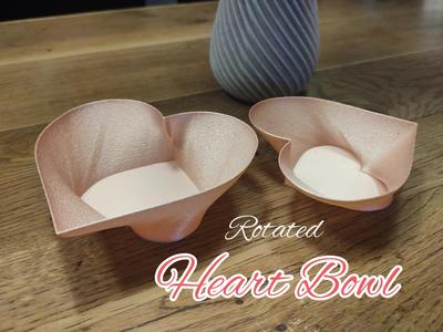 Rotated Heart Bowl - Turned 180°