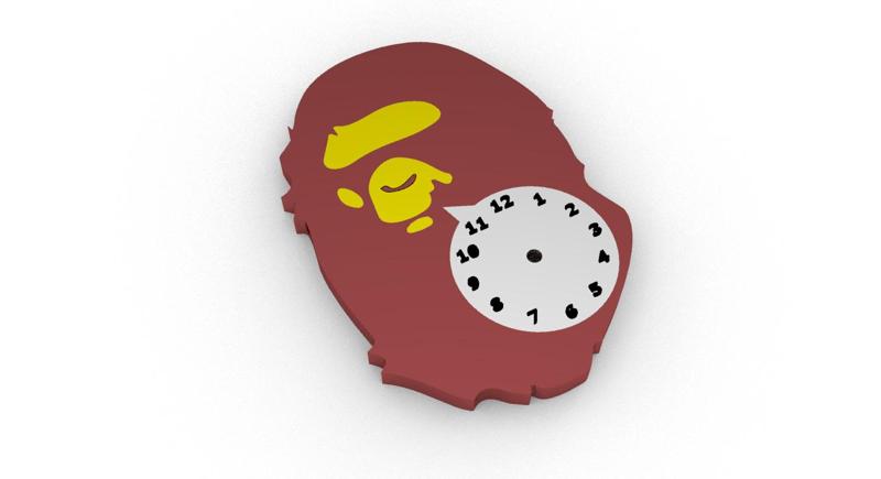 Bape analog clock