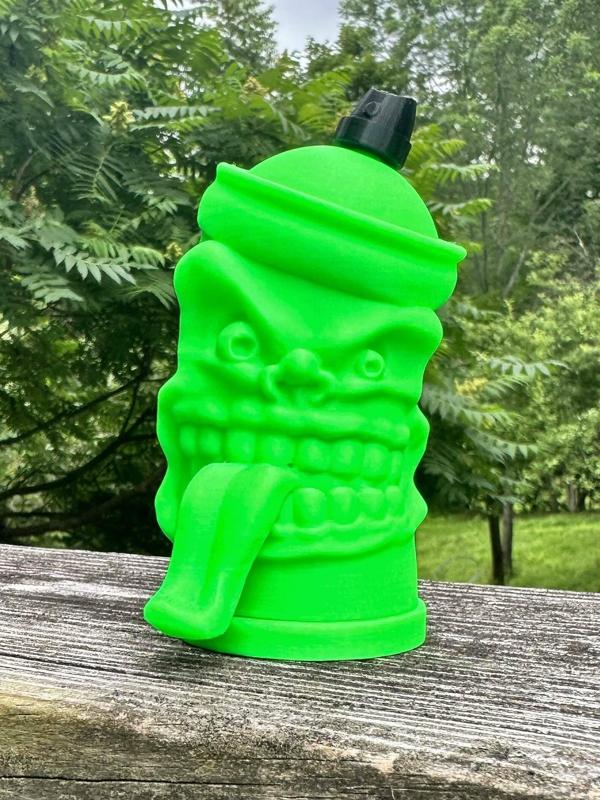 Spray Can with Tongue Stash Box