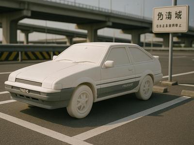 Toyota AE86 Trueno | Hachiroku (Hachiroku)